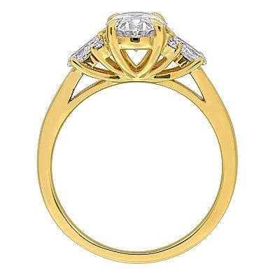 Stella Grace 14k Gold 1 3/4 Carat T.W. Multi-Shaped Lab-Grown Diamond Engagement Ring