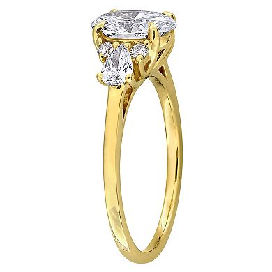 Stella Grace 14k Gold 1 3/4 Carat T.W. Multi-Shaped Lab-Grown Diamond Engagement Ring