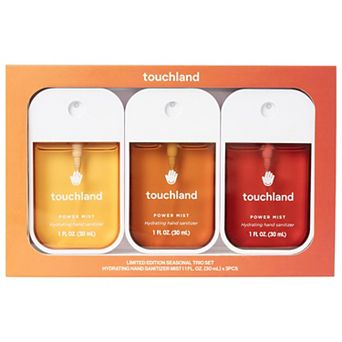 Touchland Limited Edition Power Mist Hydrating Hand Sanitizer Seasonal Trio Set