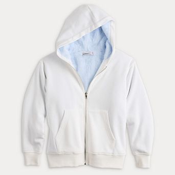 Girls 7-16 Harper & Ivy Fleece Full-Zip Hooded Jacket