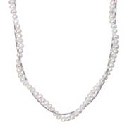 Custom Stainless Steel Rope Chain Necklace: Personalized Twist Silver Chain,Mother's Day Gifts
