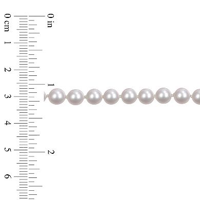 Stella Grace 14k Gold 6-6.5mm Cultured Akoya Pearl Strand Necklace