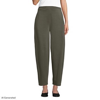 Women's Lands' End High Rise Barrel Ankle Pants