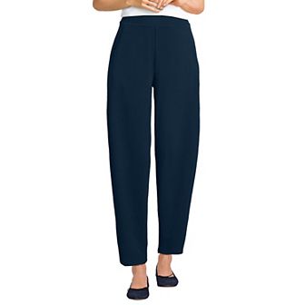 Women's Lands' End High Rise Barrel Ankle Pants