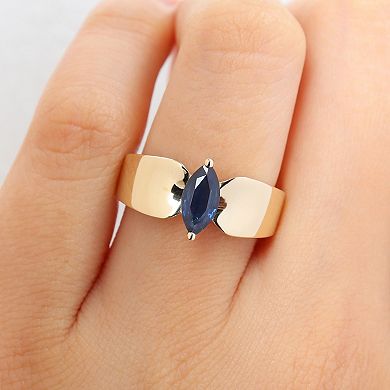 Stella Grace 10k Gold Marquise Sapphire Ring