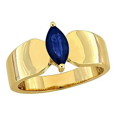 Stella Grace 10k Gold Marquise Sapphire Ring