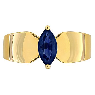 Stella Grace 10k Gold Marquise Sapphire Ring