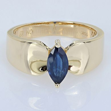 Stella Grace 10k Gold Marquise Sapphire Ring