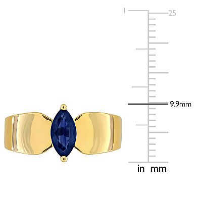 Stella Grace 10k Gold Marquise Sapphire Ring