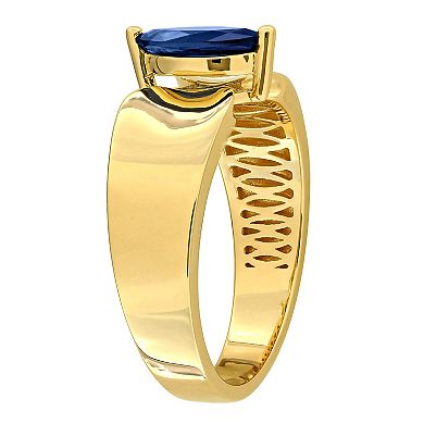 Stella Grace 10k Gold Marquise Sapphire Ring