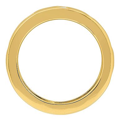 Stella Grace 18k Gold 1 1/2 Carat T.W. Created Sapphire Heart Eternity Ring