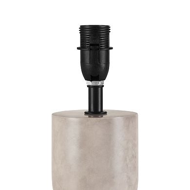 Two-Tone Marble-Finish Table Lamp