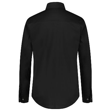 Boys 4-20 IZOD Long Sleeve Stretch Modern Solid Poplin Shirt