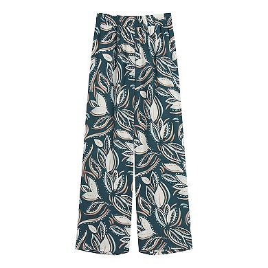 Women's AB Studio Wide Leg Pull-On Pants With Elastic Waistband