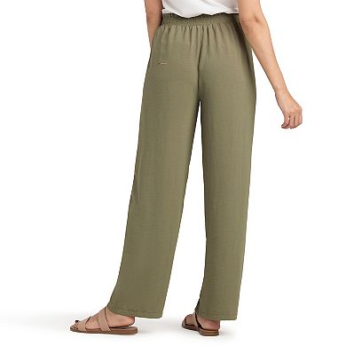 Women's AB Studio Slim Leg Paperbag Crop Pants