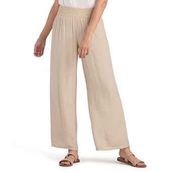 Women's AB Studio Novelty Elastic Waistband Pants