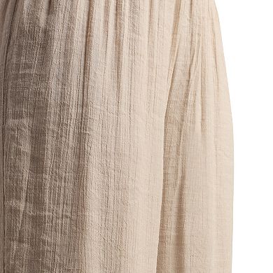 Women's AB Studio Novelty Elastic Waistband Pants