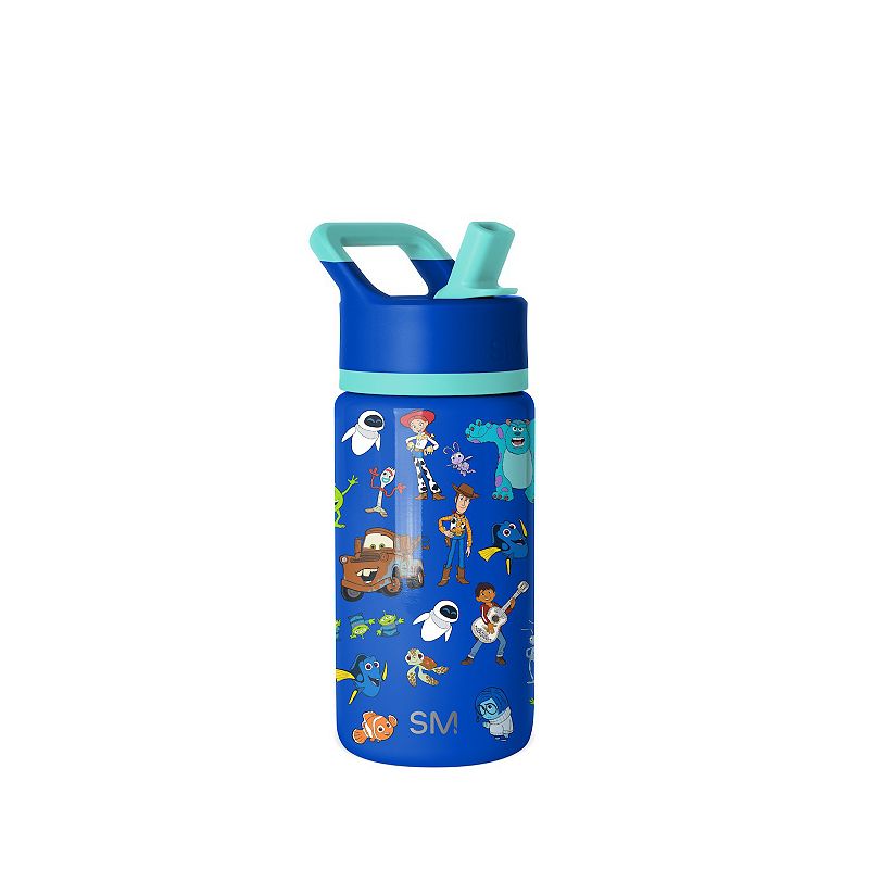 Simple Modern 14oz Summit Pixar Characters Water Bottle Blue missing straw