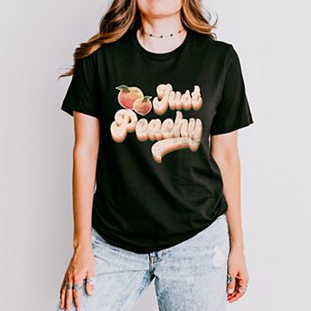 Simply Sage Market Just Peachy Retro Short Sleeve Tee
