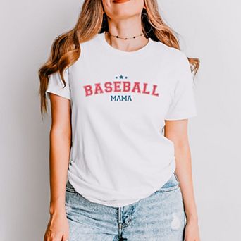 Simply Sage Market Varsity Baseball Mama Stars Short Sleeve Tee