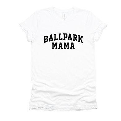 Simply Sage Market Varsity Ballpark Mama Short Sleeve Tee