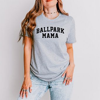 Simply Sage Market Varsity Ballpark Mama Short Sleeve Tee