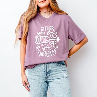 Simply Sage Market Love Country Music Short Sleeve Tee