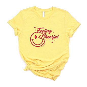 S.W.Smiley Feeling Cheerful Sparkle - Women's Short Sleeve Graphic T-Shirt