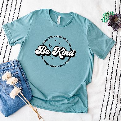 In A World Circle - Women's Short Sleeve Graphic T-Shirt