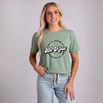 In A World Circle - Women's Short Sleeve Graphic T-Shirt
