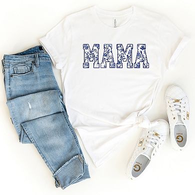 Simply Sage Market Mama Blue Willow Short Sleeve Tee
