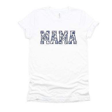 Simply Sage Market Mama Blue Willow Short Sleeve Tee