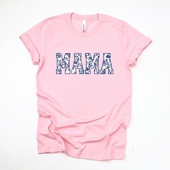 Simply Sage Market Mama Blue Willow Short Sleeve Tee