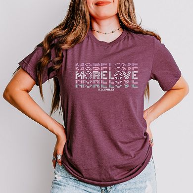 S.W.Smiley More Love - Women's Short Sleeve Graphic T-Shirt