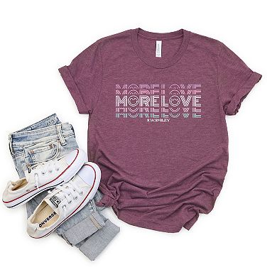 S.W.Smiley More Love - Women's Short Sleeve Graphic T-Shirt