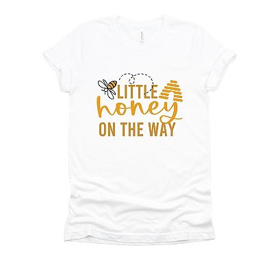 Simply Sage Market Little Honey On The Way Short Sleeve Tee