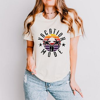 Simply Sage Market Vacation Mode Circle Short Sleeve Tee