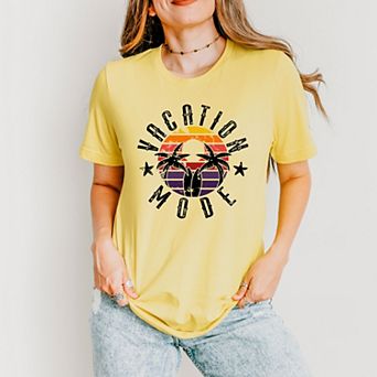 Simply Sage Market Vacation Mode Circle Short Sleeve Tee