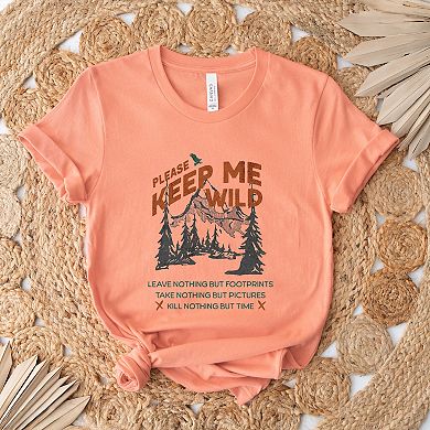 Simply Sage Market Please Keep Me Wild Short Sleeve Tee