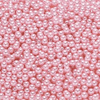 2500 pc Faux Pearl for Vase Filler, 6mm No Hole ABS Round Pearls for Crafting, Jewelry Making