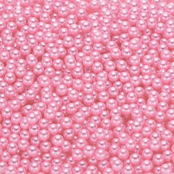 2500 pc Faux Pearl for Vase Filler, 6mm No Hole ABS Round Pearls for Crafting, Jewelry Making