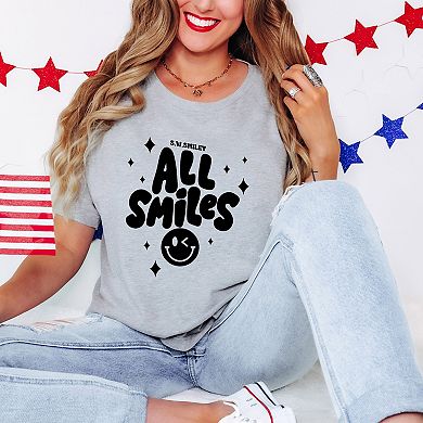 Simply Sage Market S.W.Smiley All Smiles Smiley Face Short Sleeve Tee