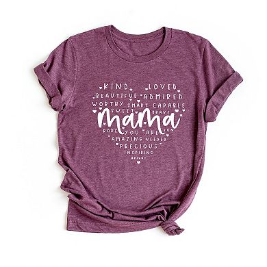 Simply Sage Market Mama Affirmations Heart Short Sleeve Tee