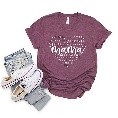 Simply Sage Market Mama Affirmations Heart Short Sleeve Tee