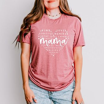 Simply Sage Market Mama Affirmations Heart Short Sleeve Tee