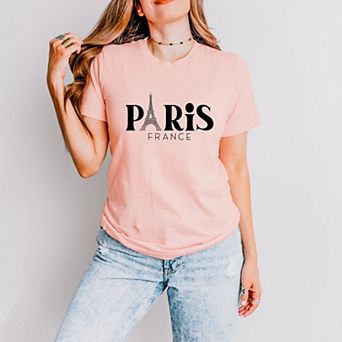 Simply Sage Market Paris France Eiffel Tower Short Sleeve Tee