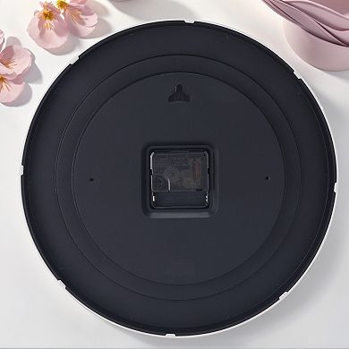 Wall Clock, Modern Silent Non Ticking Battery Operated Clocks for Office, Home, 12 Inch