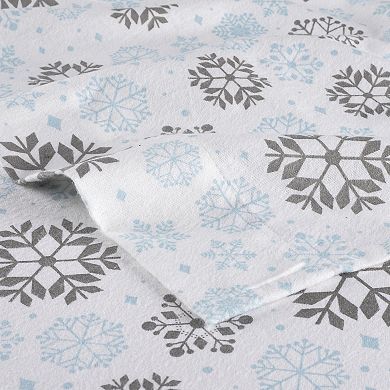 Bibb Home 100% Turkish Cotton Flannel Sheet Set