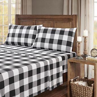 Bibb Home 100% Turkish Cotton Flannel Sheet Set