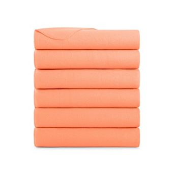 Arkwright Cozy Soft Polar Fleece Throw 50x60 Coral (6 pk